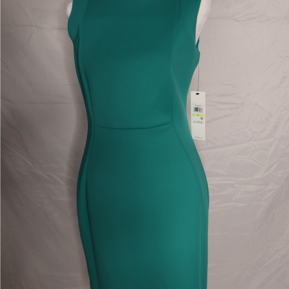 Calvin Klein Teal Midi Dress